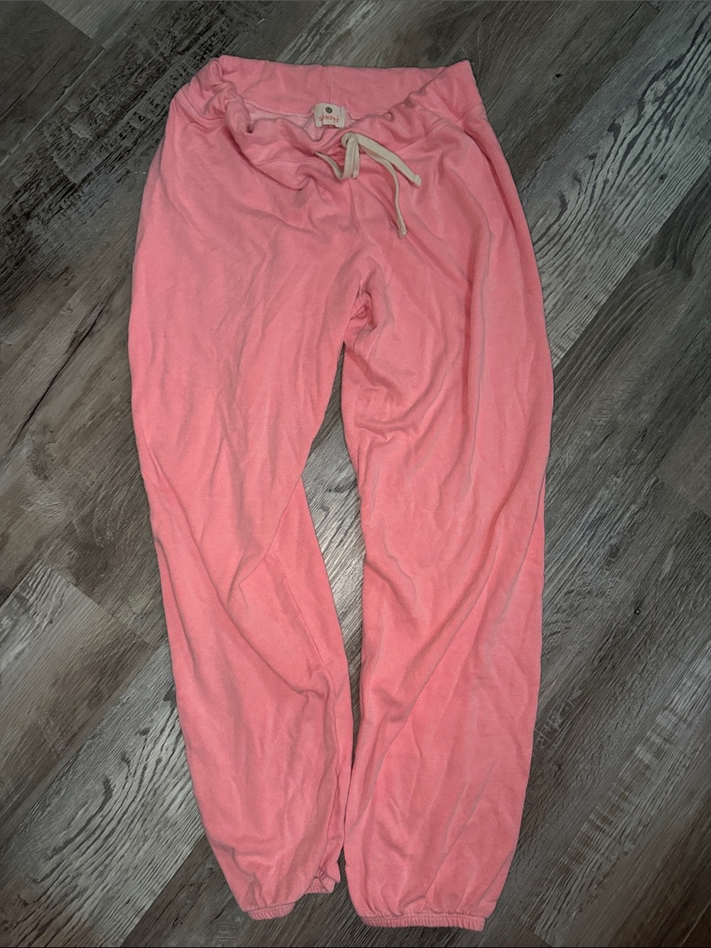 Sundry Pink Cozy Drawstring Joggers